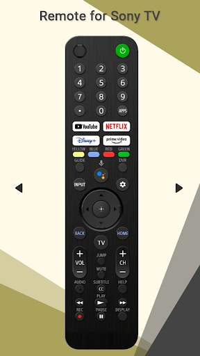 Remote for Sony TV screenshot 1