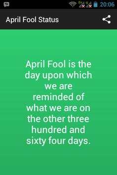 April Fool Status screenshot 1