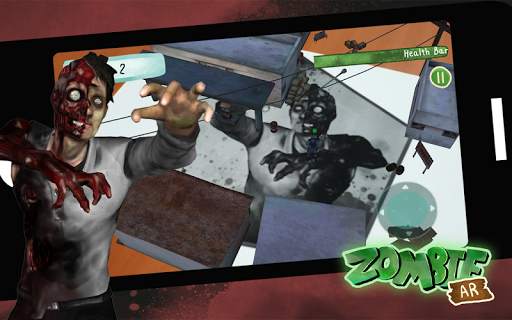 Zombie Augmented Reality Game (AR) screenshot 10