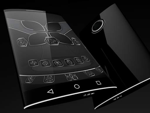 Soft Touch Black theme for Next Launcher screenshot 2