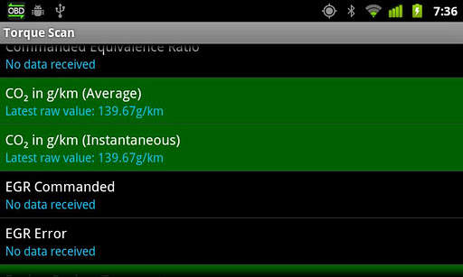TorqueScan (Torque OBD Plugin) screenshot 2