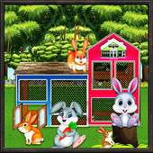 Rabbit House Builder Game logo