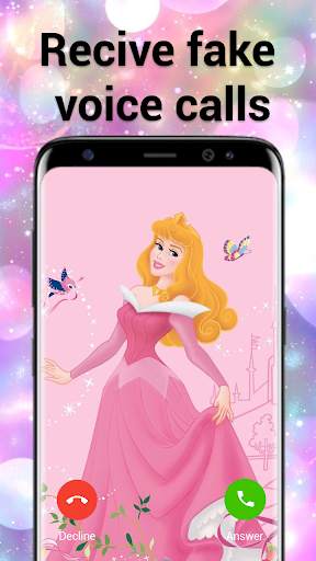 Princess fake video call screenshot 2