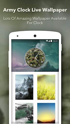 Army Clock Live Wallpaper screenshot 2
