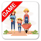 Home fruit garden icon