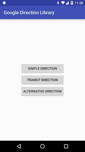 Demo App for Google Direction  screenshot 1