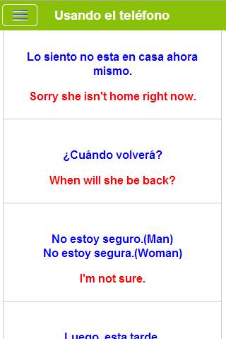 Learn Spanish screenshot 8