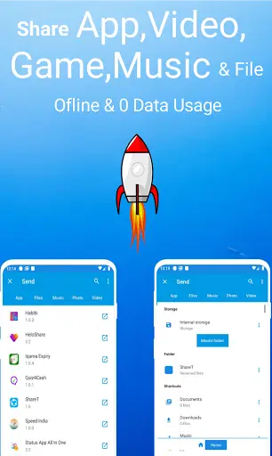 ShareT - Share Apps Video Game & File Transfer screenshot 1