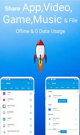 ShareT - Share Apps Video Game & File Transfer screenshot 1