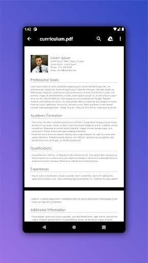 Curriculum Manager / Resume 6 تصوير الشاشة