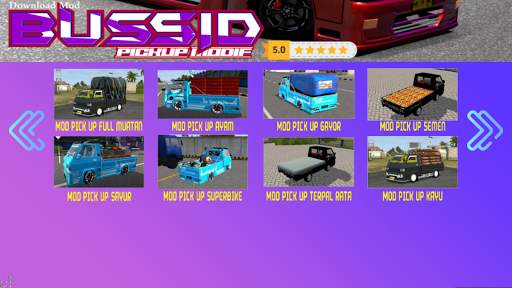 Mod Bussid Pick Up Terpal screenshot 6