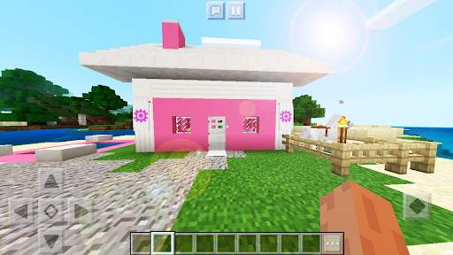 Pink mansion for minecraft screenshot 1