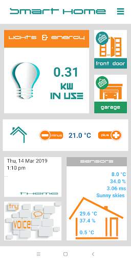 Smart Home control with Arduino ESP - WiFi screenshot 1