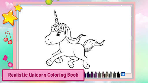 Unicorn Coloring Games Puzzle screenshot 7