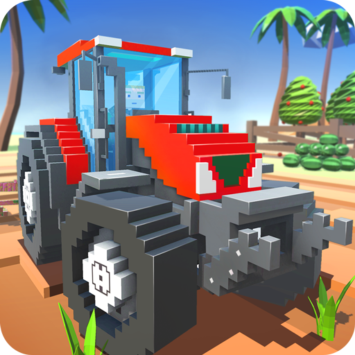 Blocky Farm: Field Worker SIM icon