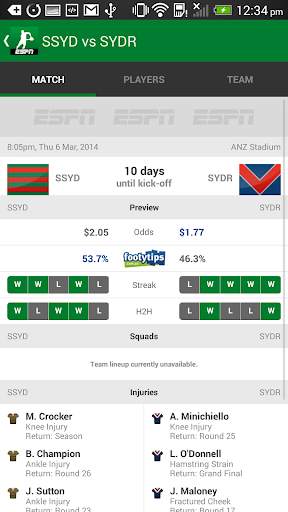 NRL Live Scores - League Now screenshot 2