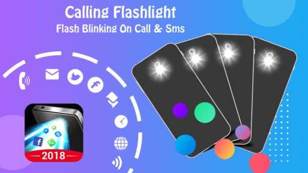 Calling Flashlight - Flash Blinking On Call & Sms screenshot 1