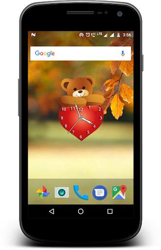 Love clock live wallpaper screenshot 4