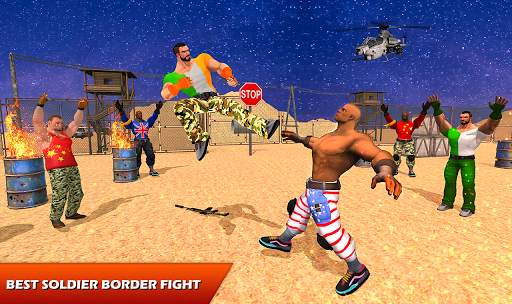 Street Army: Kung Fu & Karate Game Fighting border screenshot 2