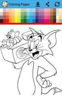 Coloring Book Tom and Mouse screenshot 6