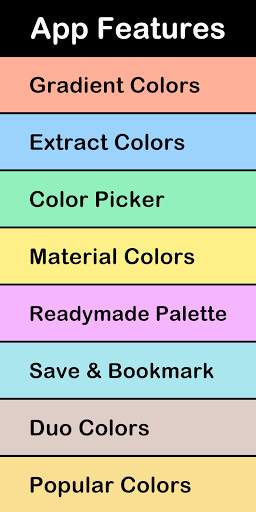 Material Design Color Palettes screenshot 1
