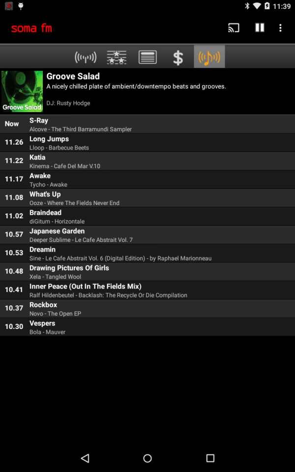 SomaFM Radio Player screenshot 16