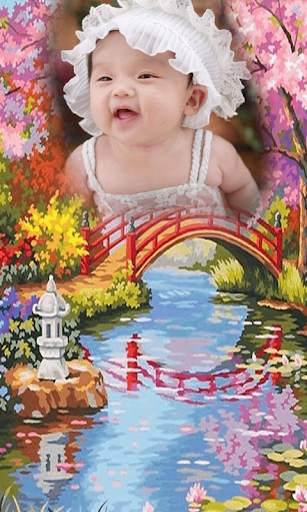 Beautiful Garden Photo Set Karne Wala Frame App screenshot 20