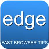 Edge fast browser tips logo