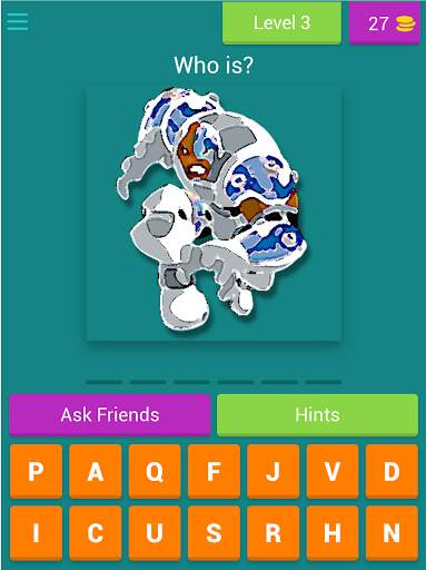 Teen Titans quiz game screenshot 16
