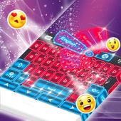 Pink Neon Keyboard GO icon