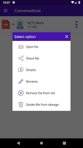 Pdf to Word - Pdf to Word Converter screenshot 4