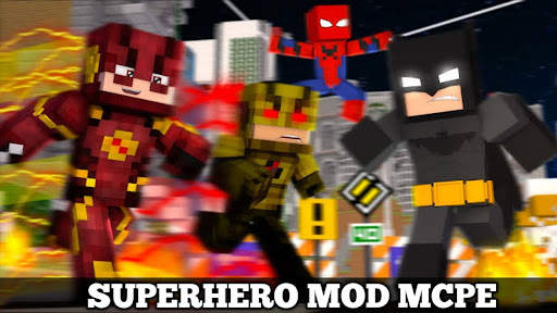 Super Heroes Mod Minecraft pe screenshot 1