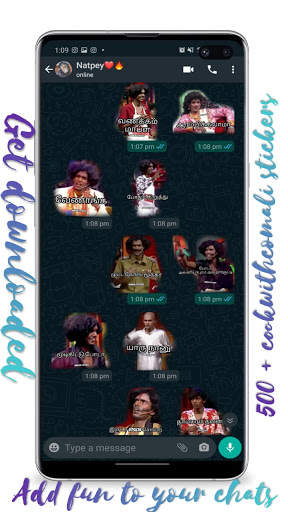 Cook with Comali Stickers, Tamilan stickers CWC screenshot 4