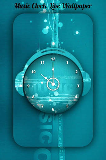 Music Clock Live Wallpaper screenshot 4