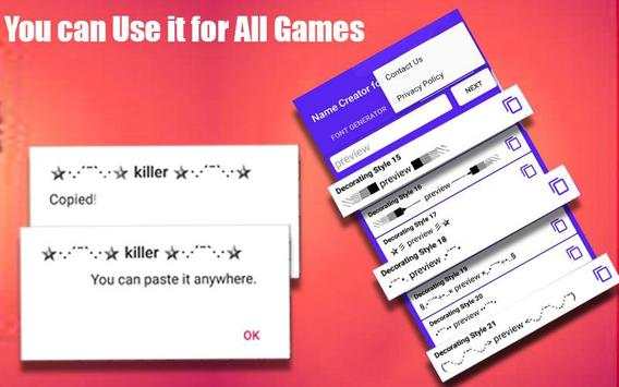 Name Creator For Free Fire, Nickname Generator screenshot 4