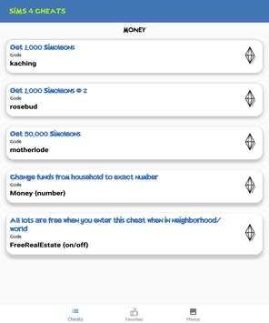 Sims 4 Cheats screenshot 9