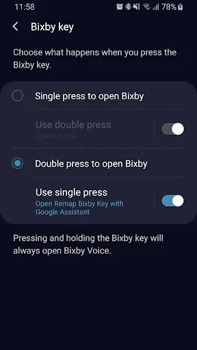 Remap Bixby Key with Google Assistant screenshot 2
