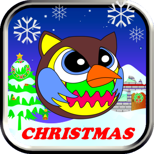 Angry Owl Christmas icon