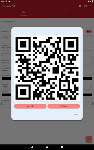 WiFi QR Code Generator screenshot 5