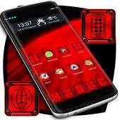 Hot Red Launcher Theme 1.264.1.21