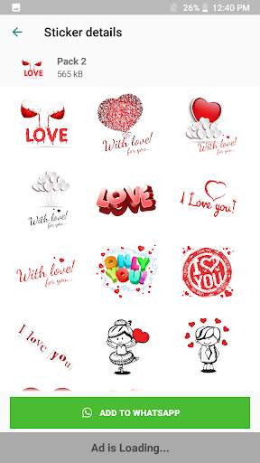 New WAStickerApps ❤️ Love Stickers 2020 screenshot 7