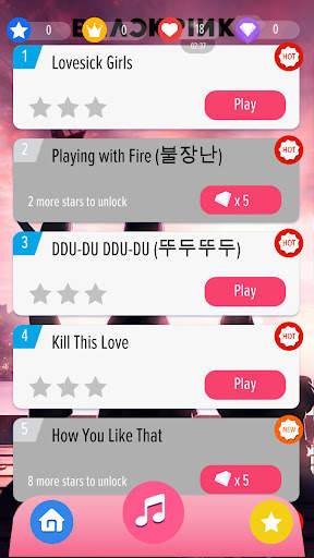 Piano Tiles: Black Kpop Pink screenshot 3