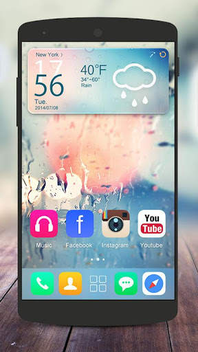 Glass GO Launcher Theme screenshot 1
