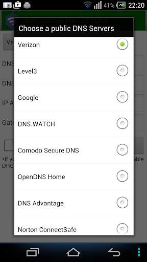 WiFi Settings (DNS,IP,..) PRO screenshot 2