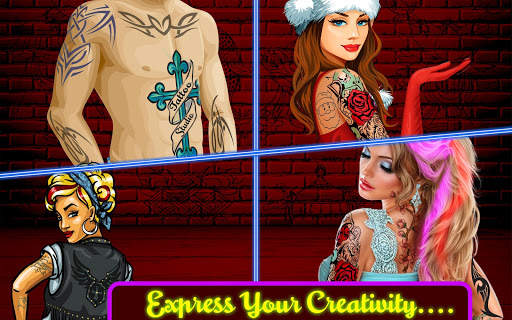 Ink Tattoo Maker Games: Design Tattoo Games Studio screenshot 4