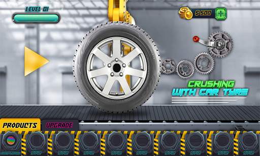 Crushing Things With Car! Crunchy Satisfaction screenshot 1