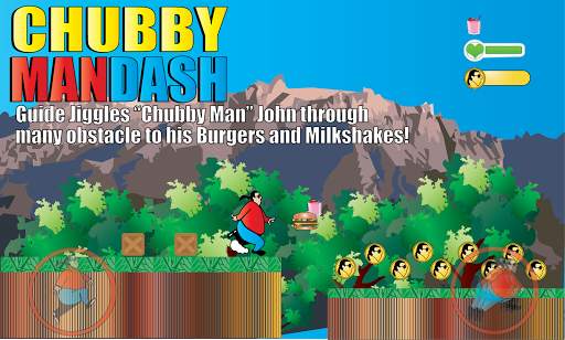 Chubby Man Dash скриншот 2