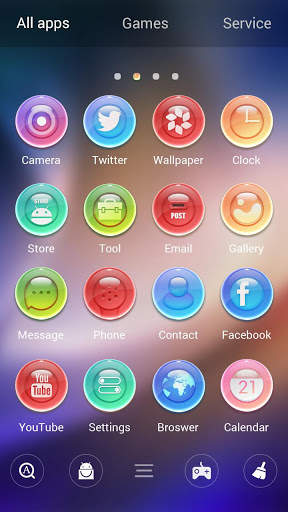 (Free)Glass GO Launcher Theme screenshot 3