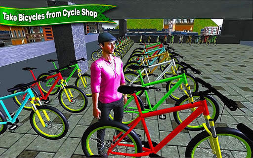 Bicycle Transport Truck Simulator 3D screenshot 15