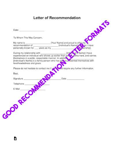 500  Free Reference Letter Samples/Formats скриншот 6